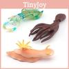Realistic Pvc Ocean Creature Models Featuring Sea Hare Cuttlefish And Green Spotted Squid