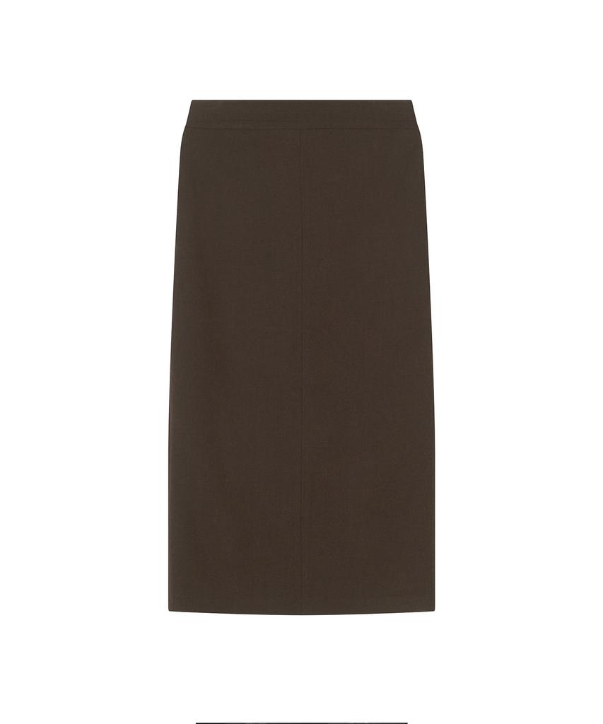 Meibeoyu Novelle Stitch Skirt _ Brown