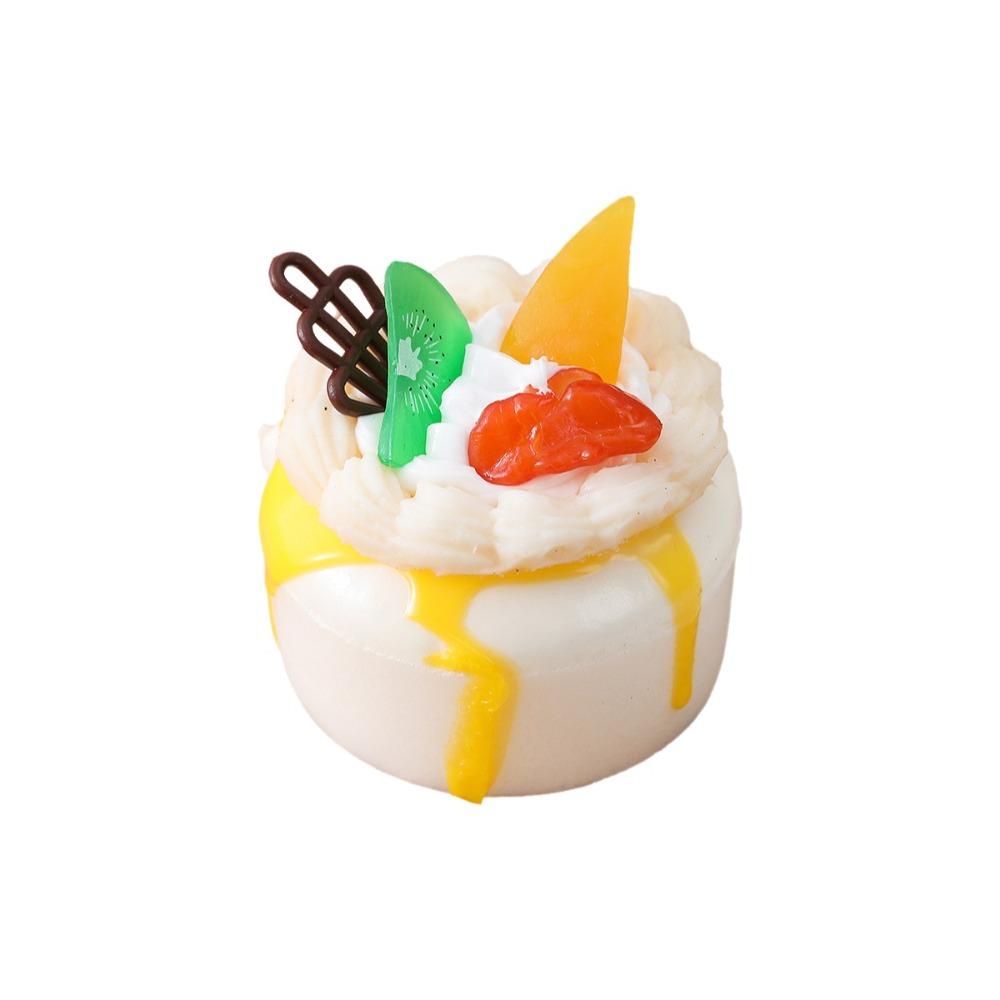 Soft Cake Squeeze Toy Cartoon Refrigerator Magnets New Mochi Squish Foam Toy For Stress Relief