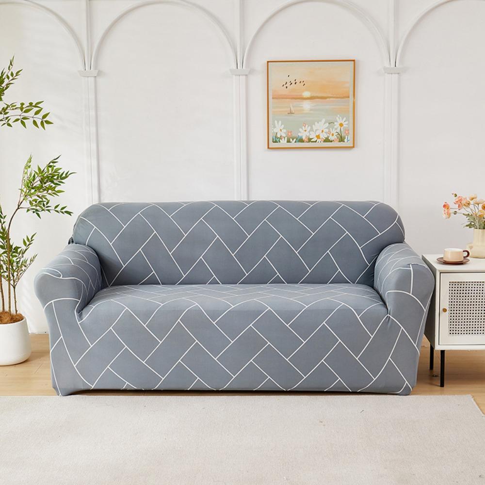 Elastic Printed Sofa Cover Universal Stretchable Slipcouch Protector Furniture Protector