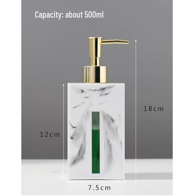 SEFASHYOH Marble Texture Foam Hand Soap Dispenser