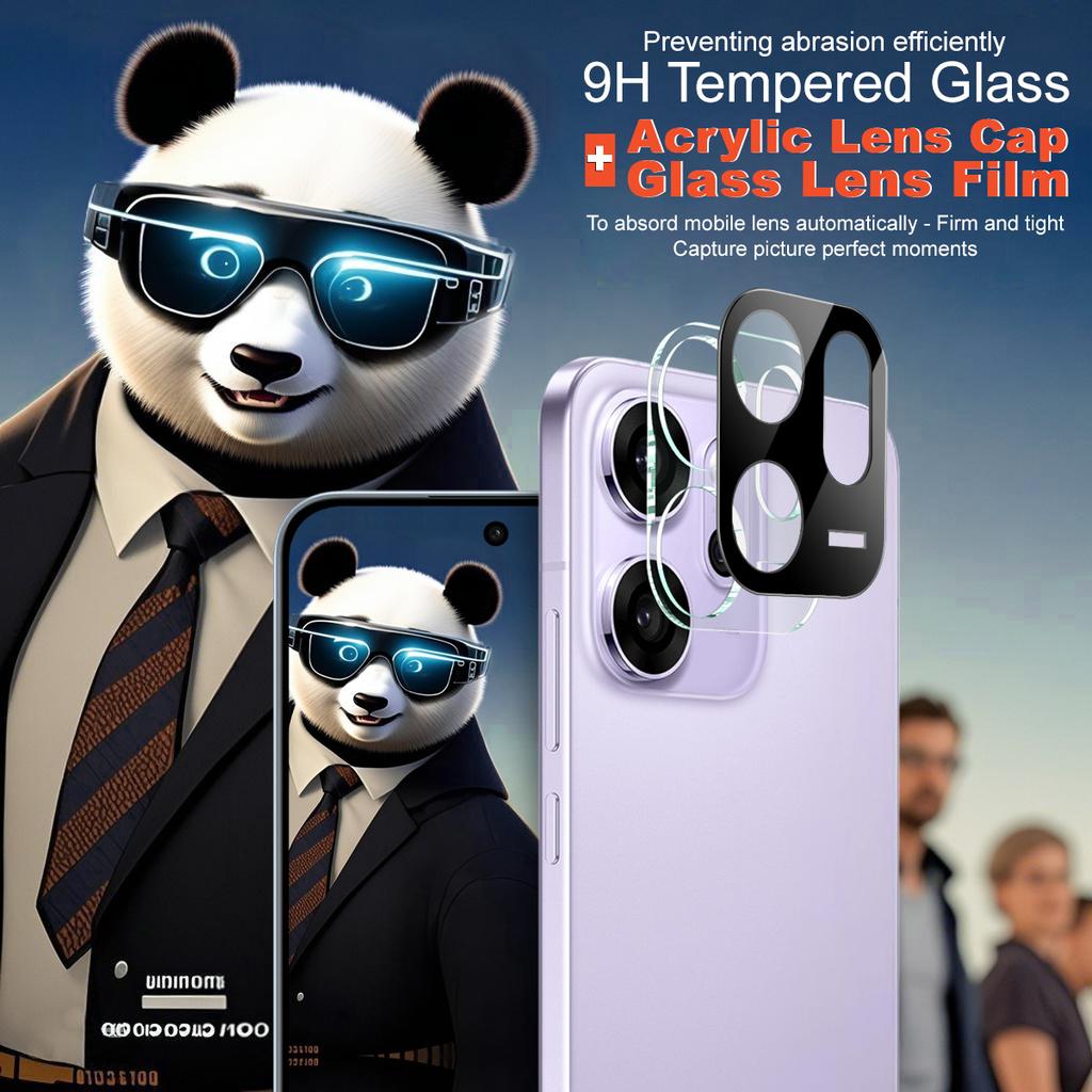 For OPPO Reno14 F 5G Global Glass IMAK High Definition Glass Lens Film Black Version
