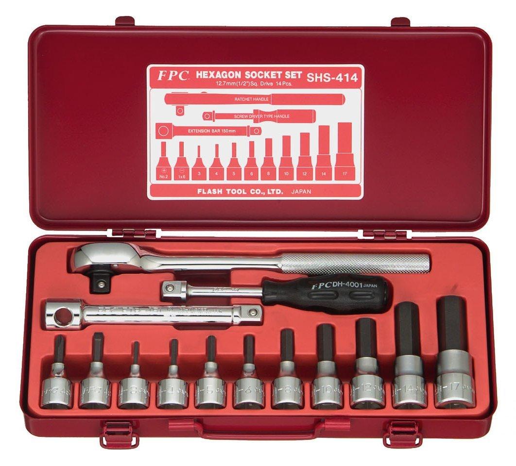 

Flash tool hexagon socket set SHS-414