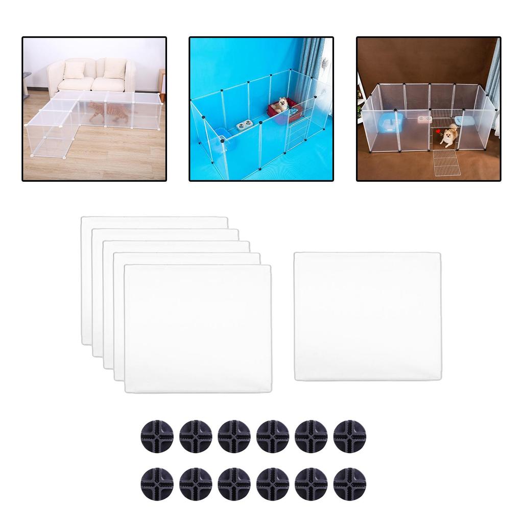 , Dog Cage, Yard Fence, for Sleeping, Playing, Kennel, PP, Small Animal Enclosure, Pet Fence
