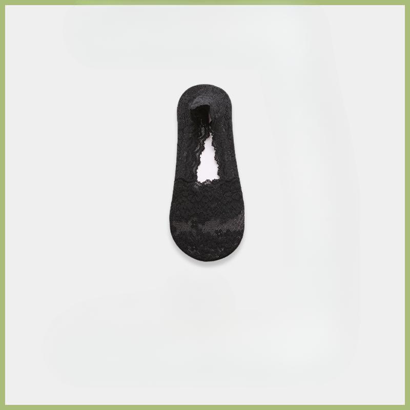 Female Spring and Summer Thin Lace Lace Non Slip Do Not Fall with Shallow Mouth Invisible Socks