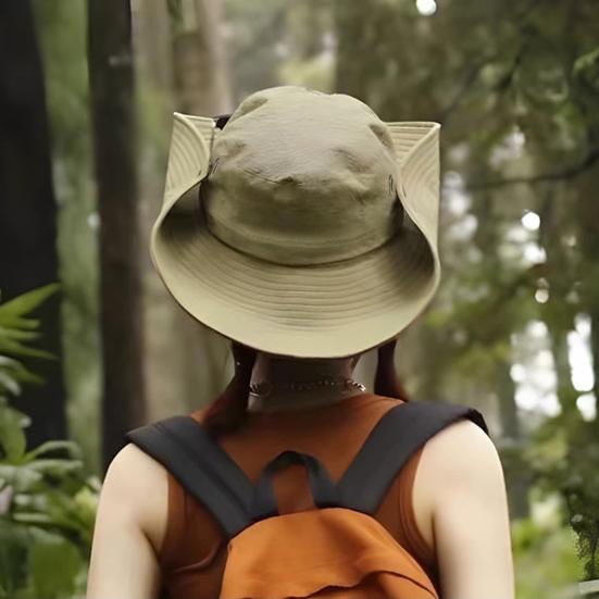 Sun Bucket Hat for Men Women Wide Brim Sun Protection Fishing Beach Hap for Outdoor Hiking Traveling Camping