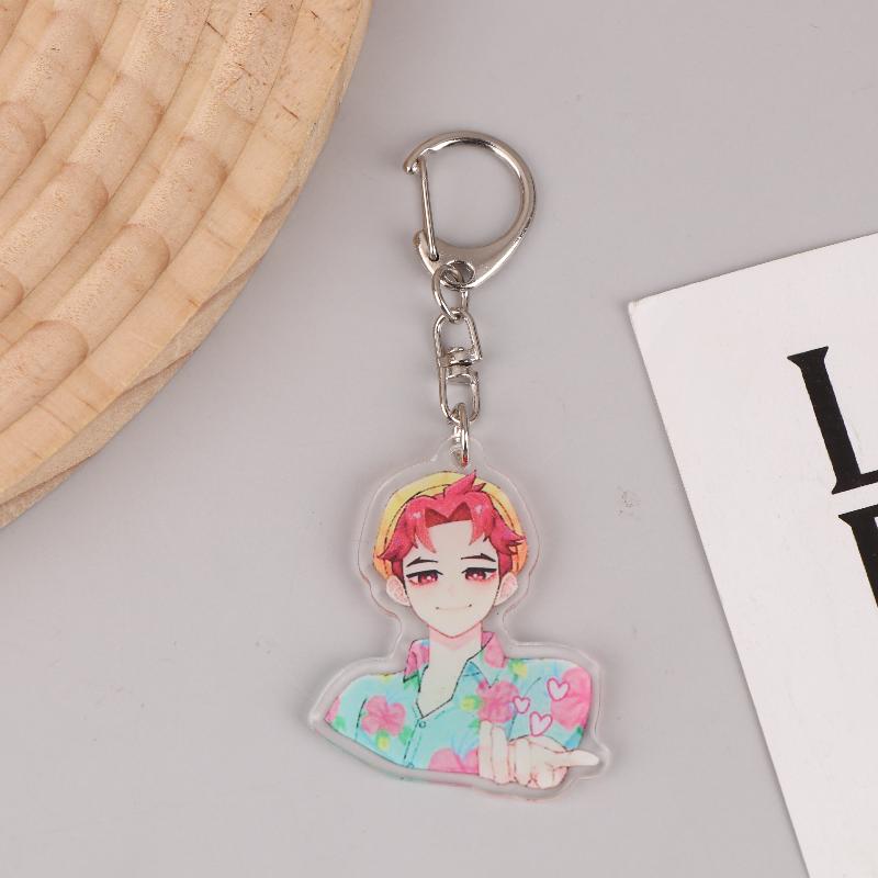 Kpop Demon Hunters Huntrix Saja Boys Keychains For Accessories Jewelry Rumi Zoey Jinu Mira Sold My Soul Keyrings Fans Gifts
