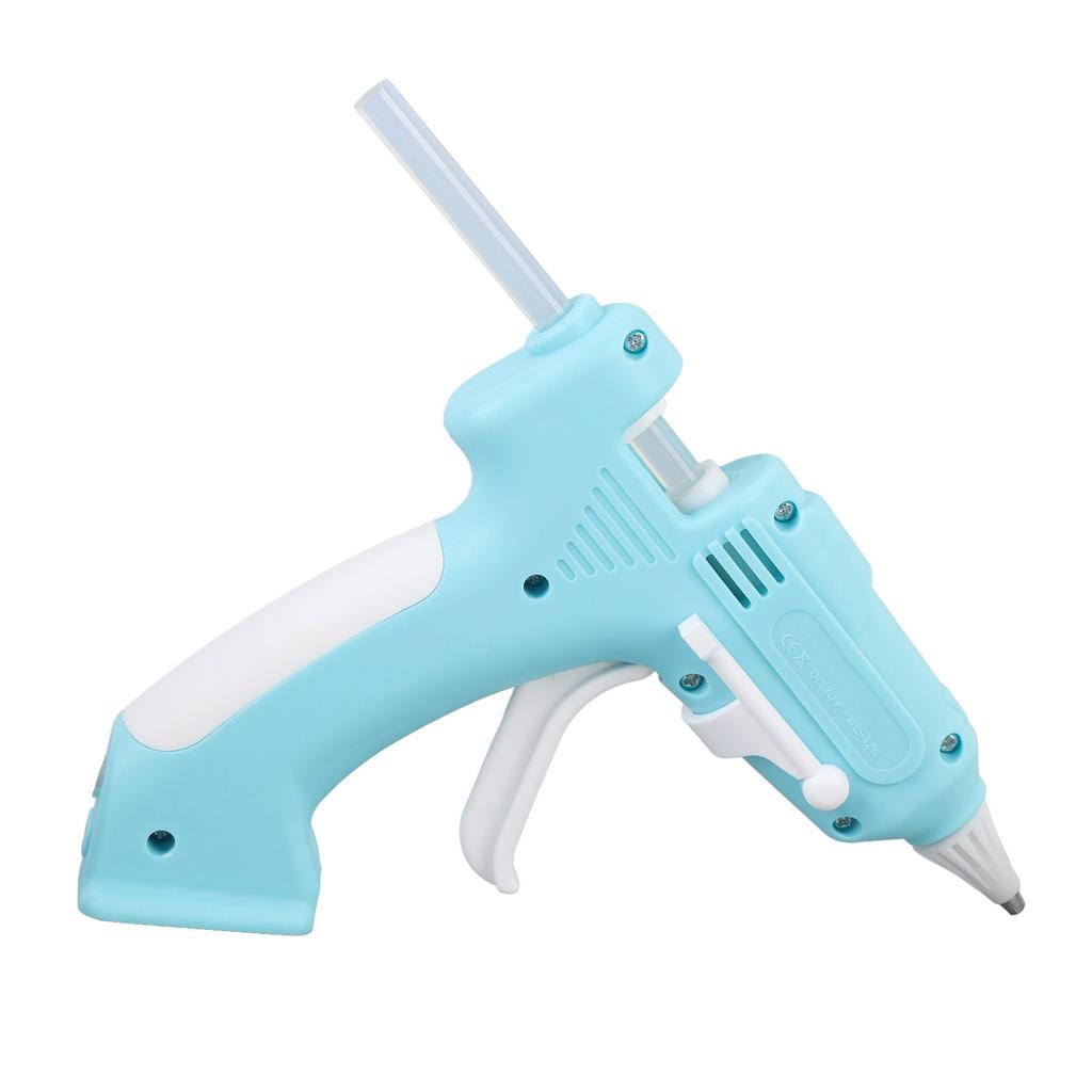 Electric Hot Glue Kit with 10Pcs 7mm High Adhesion Sticks Cordless Hot Melt Glue Tool for Home and