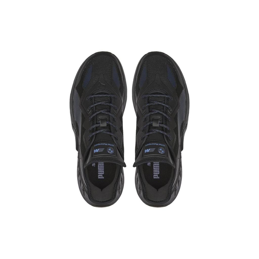 Puma Bmw M Motorsport Metall Energy Maco Sl Stoff Low Top Sportliche Freizeitschuhe Unisex Sneaker Blau Schwarz 307343-01