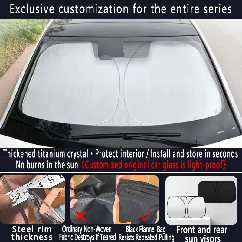 Für Volvo XC90 2016~2026 25 MK2 Auto Panoramadach Isolierung Dachvisier Elektrostatische Adsorption Wildleder Stoff Sonnenschutz