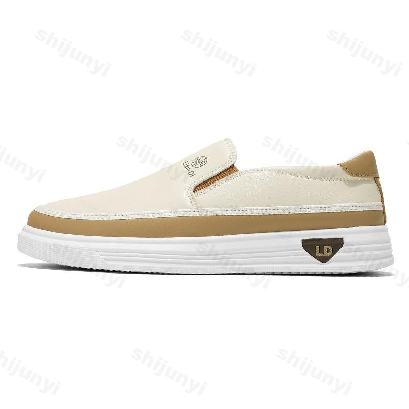 2026 Summer New Style Men's Fashi Casual Single Shoes Breathable Color Blocked Loafers Comfortable Slip  N slip Sneakers