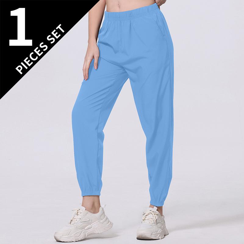 Pantaloni Sportivi Casual Sottili da Donna Asciugatura Rapida Rete Traspirante Neri Joker 9 Pantaloni per Adolescenti Corsa Pantaloni Harem