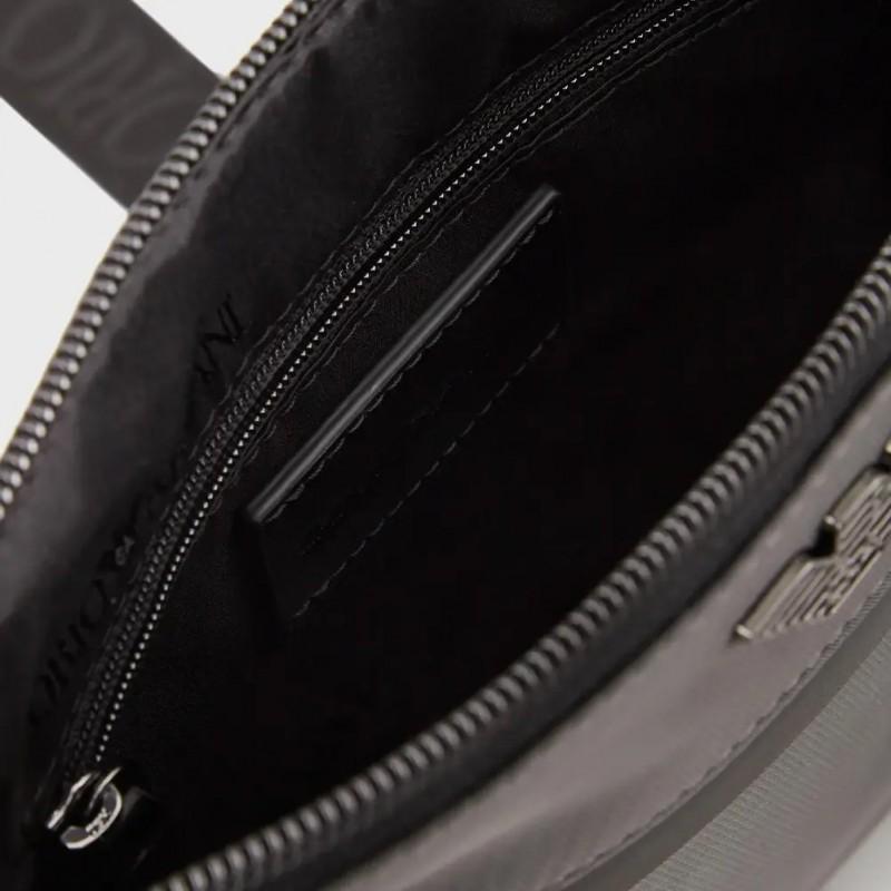 Emporio Armani Herren Umhängetasche Magnet Grau
