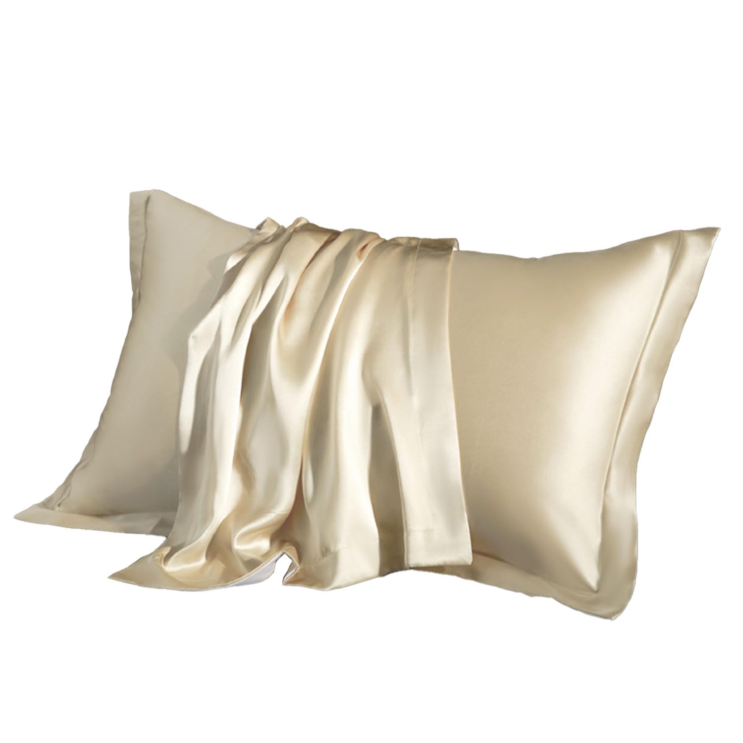 

Шелковые Красивые Волосы и Нежные к Чувствительной Набор из 43 x 63 см 100% Наволочки, Кожа, Стираемые, Кожа, Дышащие, Антибактериальные, Устойчивые к Запахам, бежевый