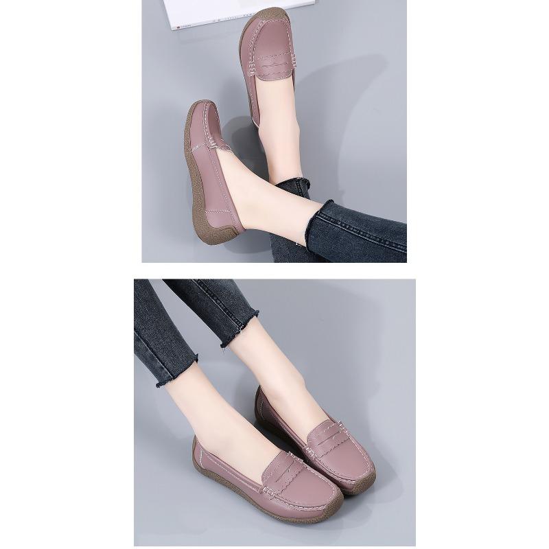 New Spring Women's Fashionable and Versatile Flat Mom Shoes and Anti-slip Women's Shoes