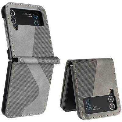 Luxe Hoesje Voor Samsung Z Flip 4 5 6 Flip3 5G Leren Armor Achterkant Voor Samsung Galaxy Z Flip 7 FE Hoesje Z Flip 3 5 6 7 Funda