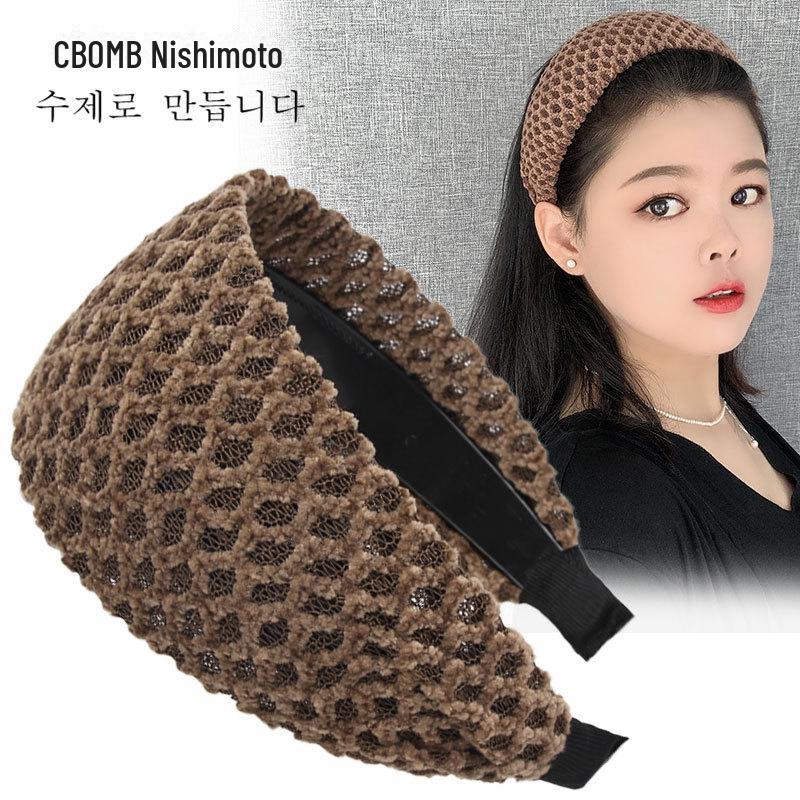 Spinka do włosów z szeroką opaską: Antypoślizgowa nakładka na włosy dla kobiet