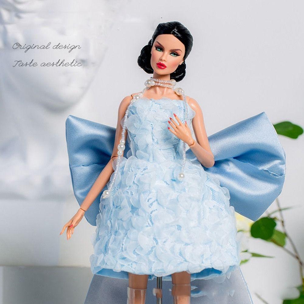 8 Styles Doll Supermodel Blue Dress Exquisite Wedding Dresses  For 30cm Doll/for 1/6 BJD Dolls