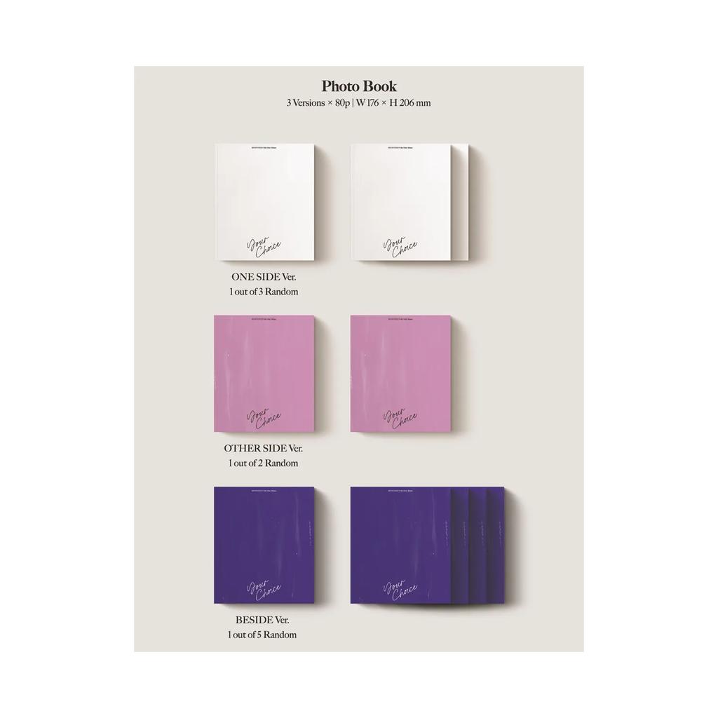Seventeen - Mini Album Vol. 8: Your Choice [Random shipping among ONE SIDE/OTHER SIDE/BESIDE ver.]