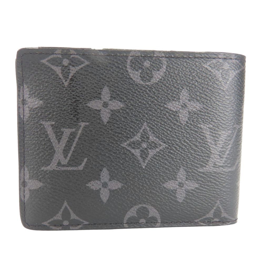 Used LOUIS VUITTON Bill Compartment Portefeuille M62294 Monogram Eclipse black Accessory