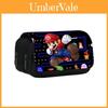 Mariothemed Double Layer Stationery Pouch Made Of Polyester For Office And School