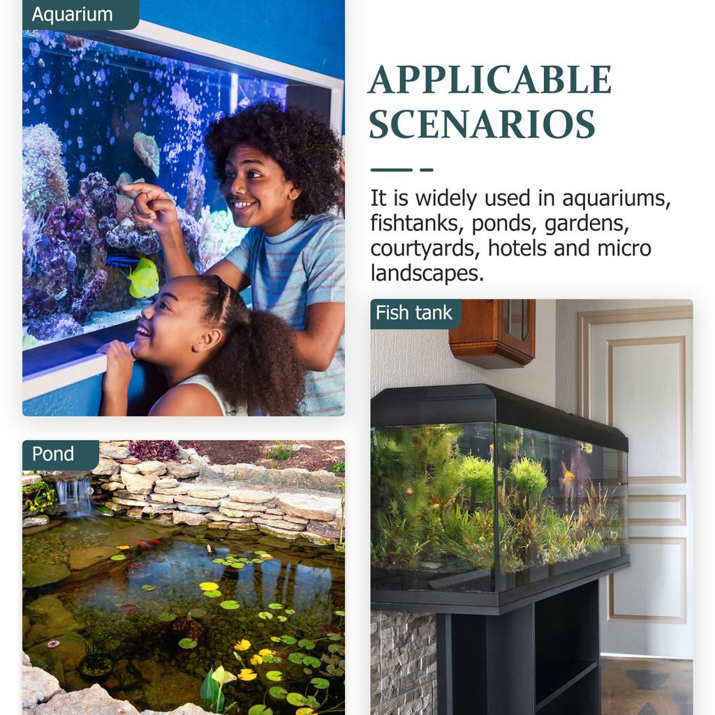 Aquatic Plant Decor Fish Tank Fake Grass Plastic Aquarium Accessories Realistic Artificial Plant Decoration for Fish Tank