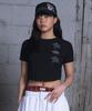 Aejyuttingkeumamaindeu Sparkling Mind Crop Top_Black