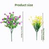 12/18/30/36 Pcs Artificial Flowers - UV Resistant, Multicolored, Realistic Fake Flowers and Shrubs - Outdoor Window Porch Decor
