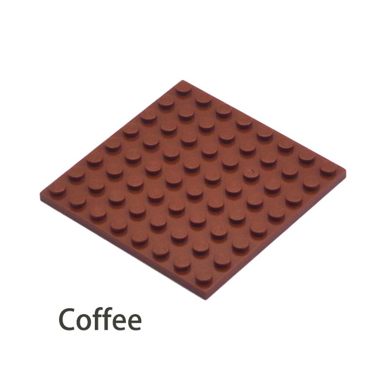 Bricks Toys DIY Educational Creative Compatible Brand Thin Dots 10pcs Building Blocks Figures 8x8 12Color Size With for Children