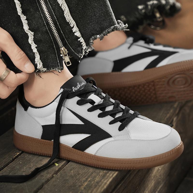 Men's Casual Shoes Tennis Trainers Running Sports Shoes Male Skate Sneakers Flats Versatile Simple Design Lace Up Sneakers 39-44