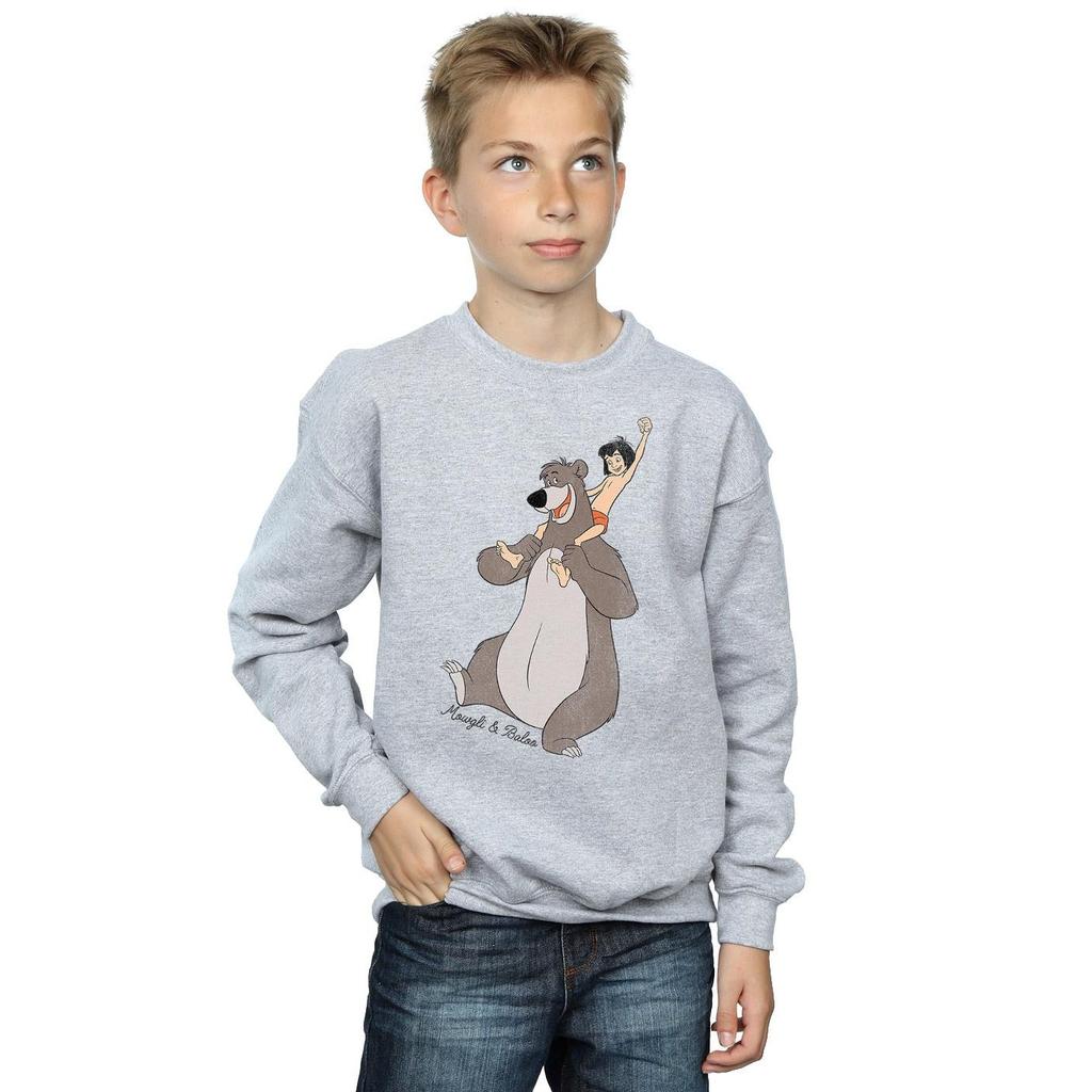 Klassisches Mowgli und Balu-Sweatshirt für Jungen aus dem Dschungelbuch
