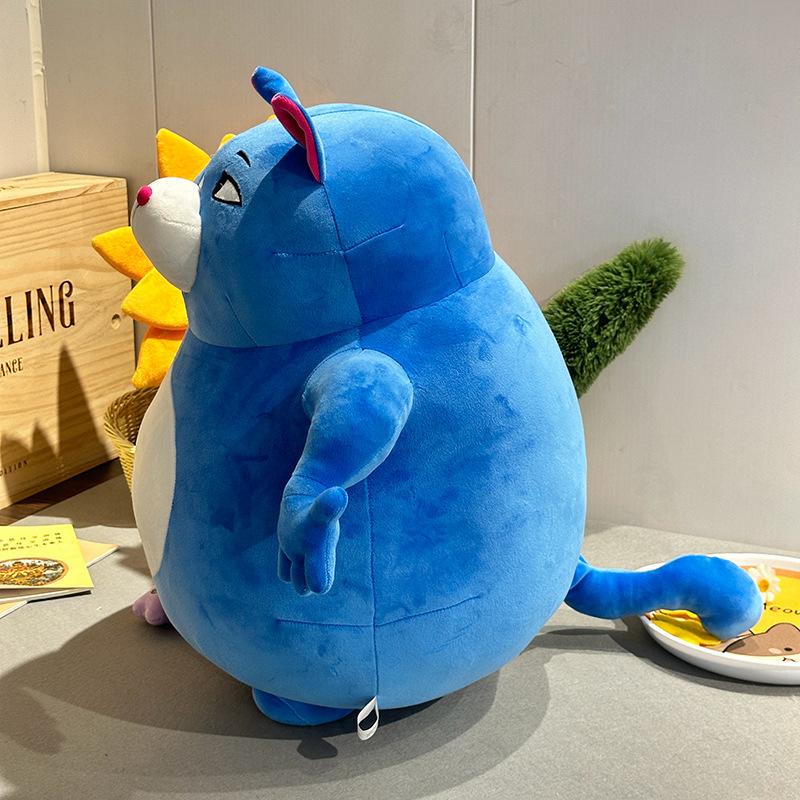 

Internet celebrity abstract fat cat plush toy doll can be recorded and played with stems, voice ugly doll bag pendant for girlfriends Pendant 12cm0.075kg