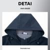 FIRS Men's Spring/Autumn Anti-Wrinkle Breathable Hooded Casual Jacket