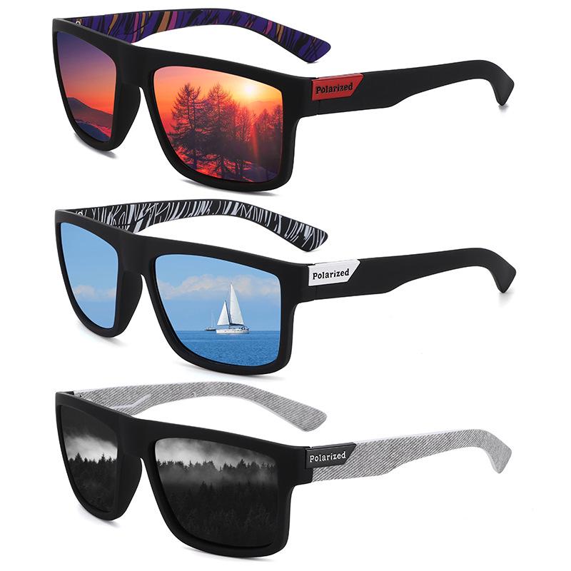Men's Large Frame UV Protection Cycling and Driving Photochromic Polarized Sunglasses