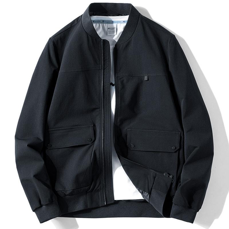 

Куртки для мужчин Весна и осень Новые однотонные куртки Повседневные и универсальные мужские модные мужские топы Подростковая мужская одежда L