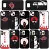 Phone Case for iPhone 17 15 16 Plus Redmi Note 14 12 11 13 Pro Max Huawei P30 P20 Lite OPPO A60 A40 A80 A18 A16 A54 Akatsuki Sasuke Naruto Anime Cover
