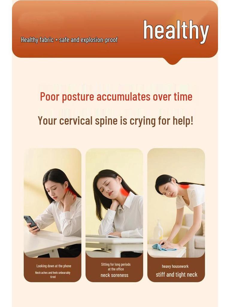 U-Shaped Hot Water Bottle: Neck & Shoulder Warmer, Hot Compress for Neck Vertebra, Scarf Water Injection, Hand & Foot Warmer.