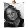 Helene Fischer Schwarz Weiss Kuscheldecke Farbecht Gemütliche Kuscheldecke