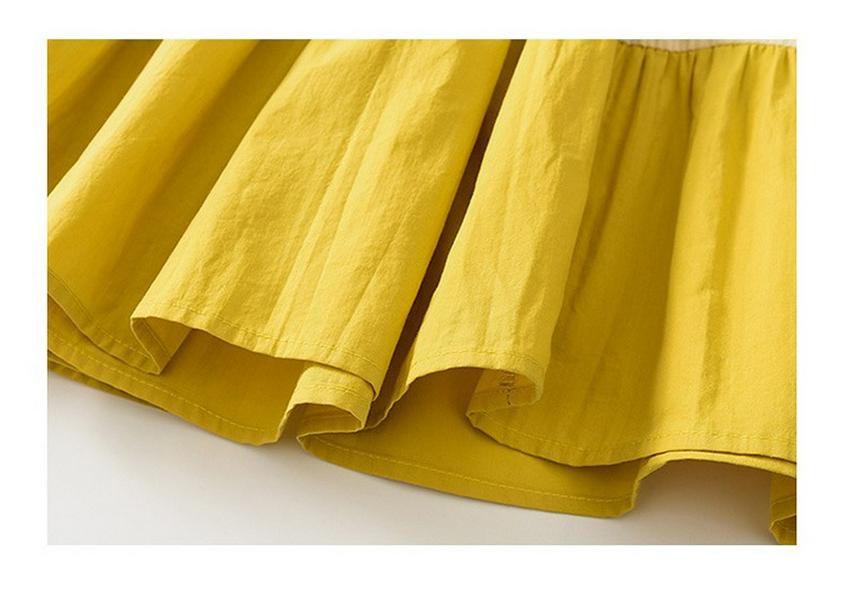 2025 Korean Princess Patchwork Dress - Girls' Summer Fashion for Middle & Big Kids