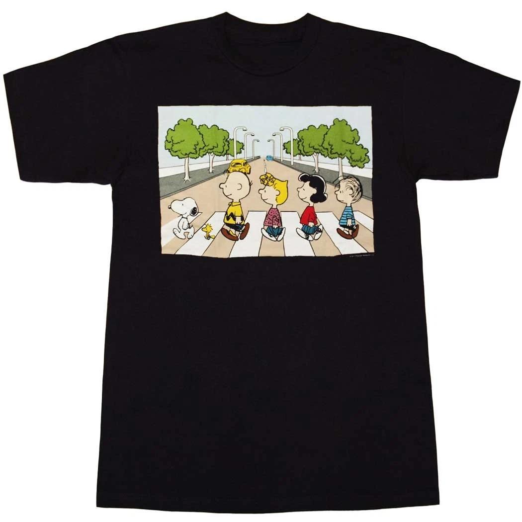 Peanuts Gang Snoopy Abbey Road T-Shirt XS