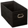 Black Storage Box 15 X 31 Cm