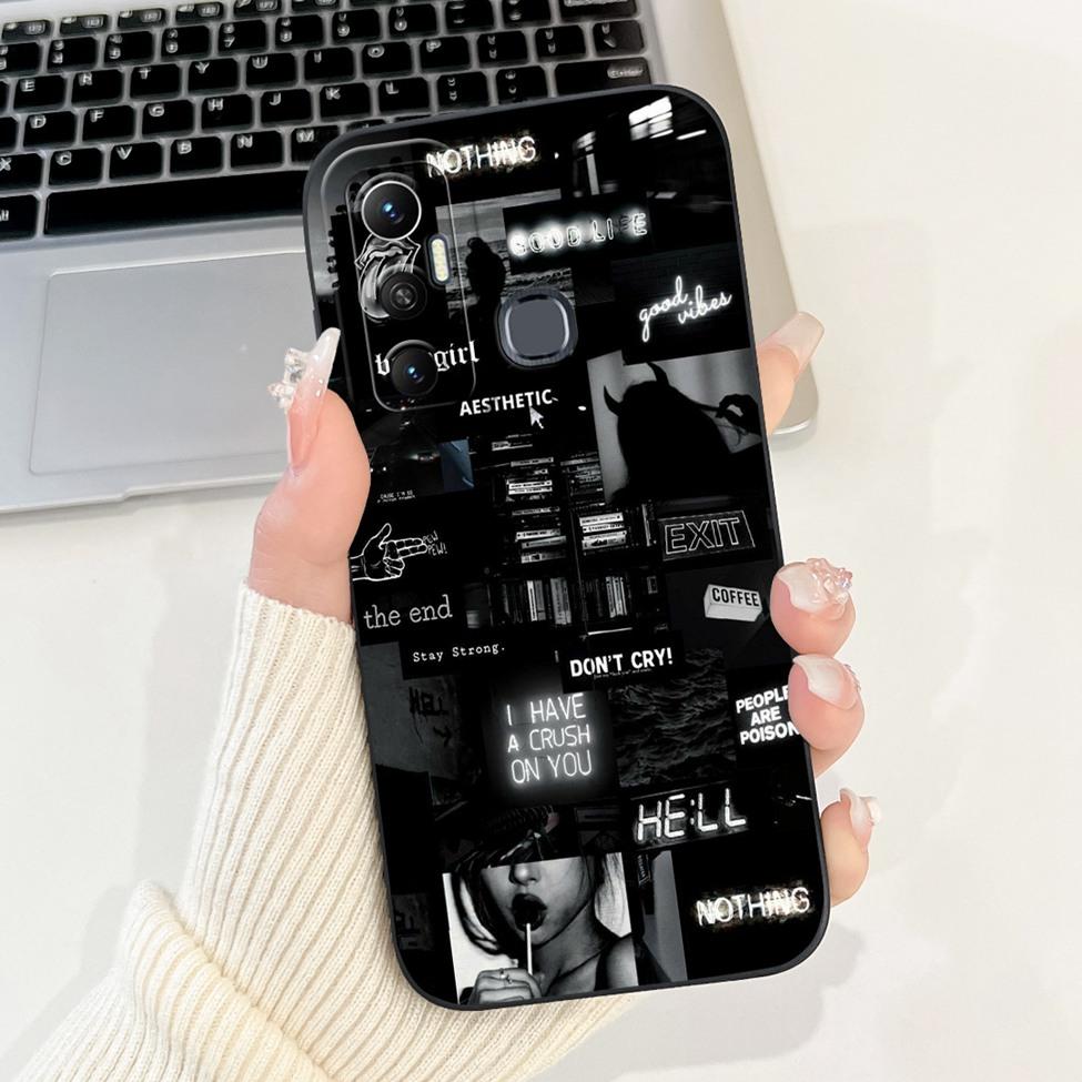 Für Infinix Hot 11 Hülle X662 Silikon Niedlich Mode Schmetterling Liebe Bemaltes Cover Für Infinix Hot 11 2021 Handyhülle X662B X689F