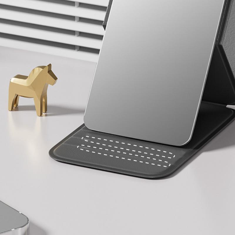 Hand-Held Desktop Stand Mirror High Definition Folding Makeup Mirror Light Weight Easy To Carry Vanity Mirror Cosmetic Tools