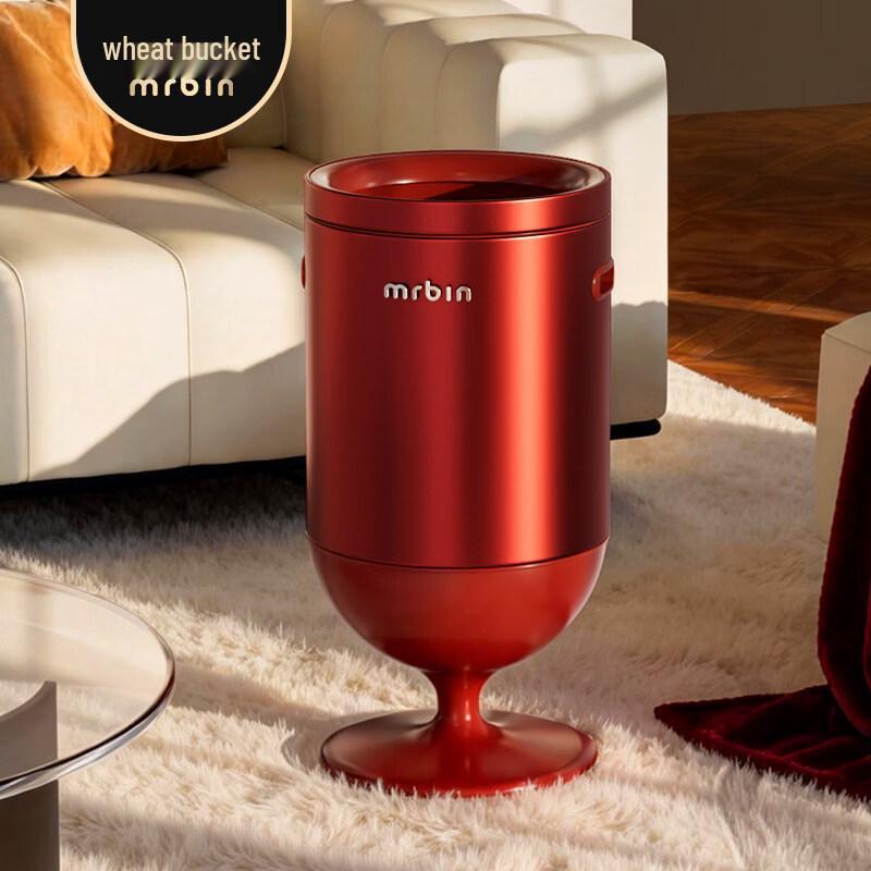 Mr.Bin Italian Style Stainless Steel Lidless Trash Can