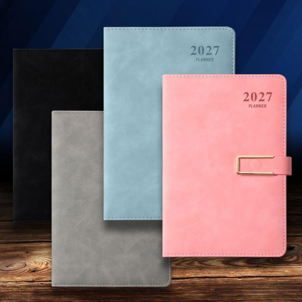 English 2027 Schedule Planner Notepad 12 Months Office Work Planner School Office Supplies
