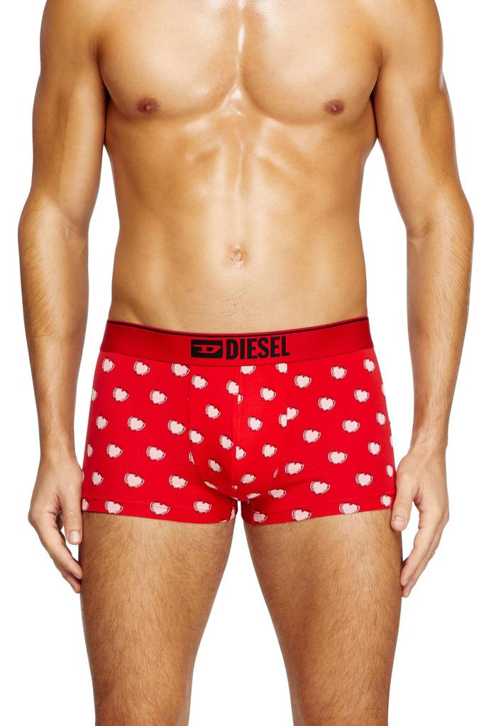 Diesel Men's DAMIEN Boxer Shorts, A177630KNCD, Small, Red, E7229