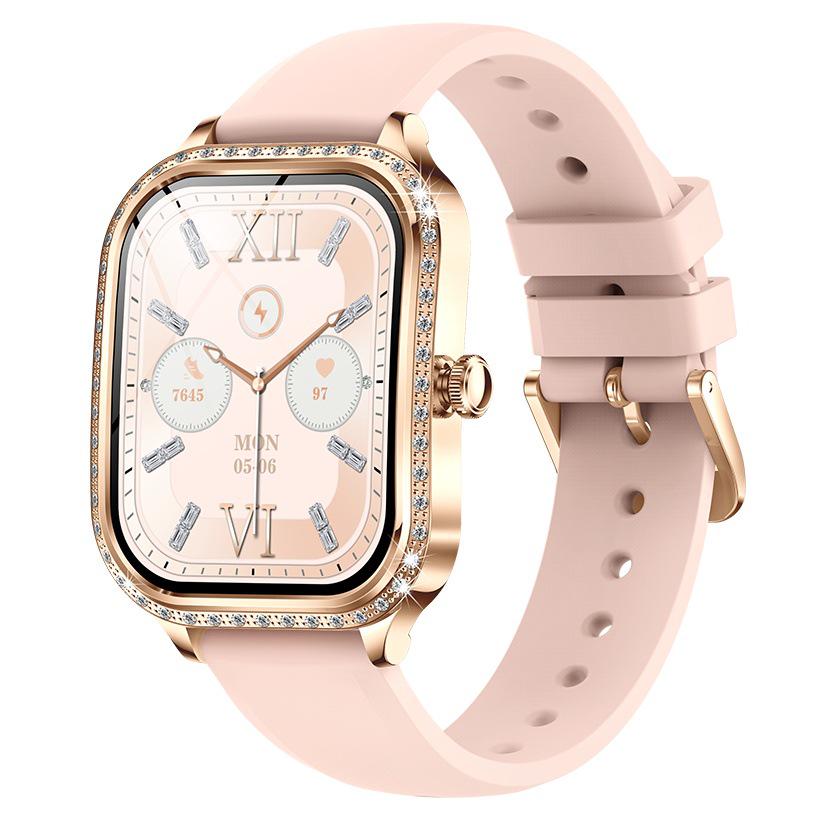 

Женские умные часы 2024 года: Пульс, Кровяное давление, Мониторинг кислорода, Звонки по Bluetooth.