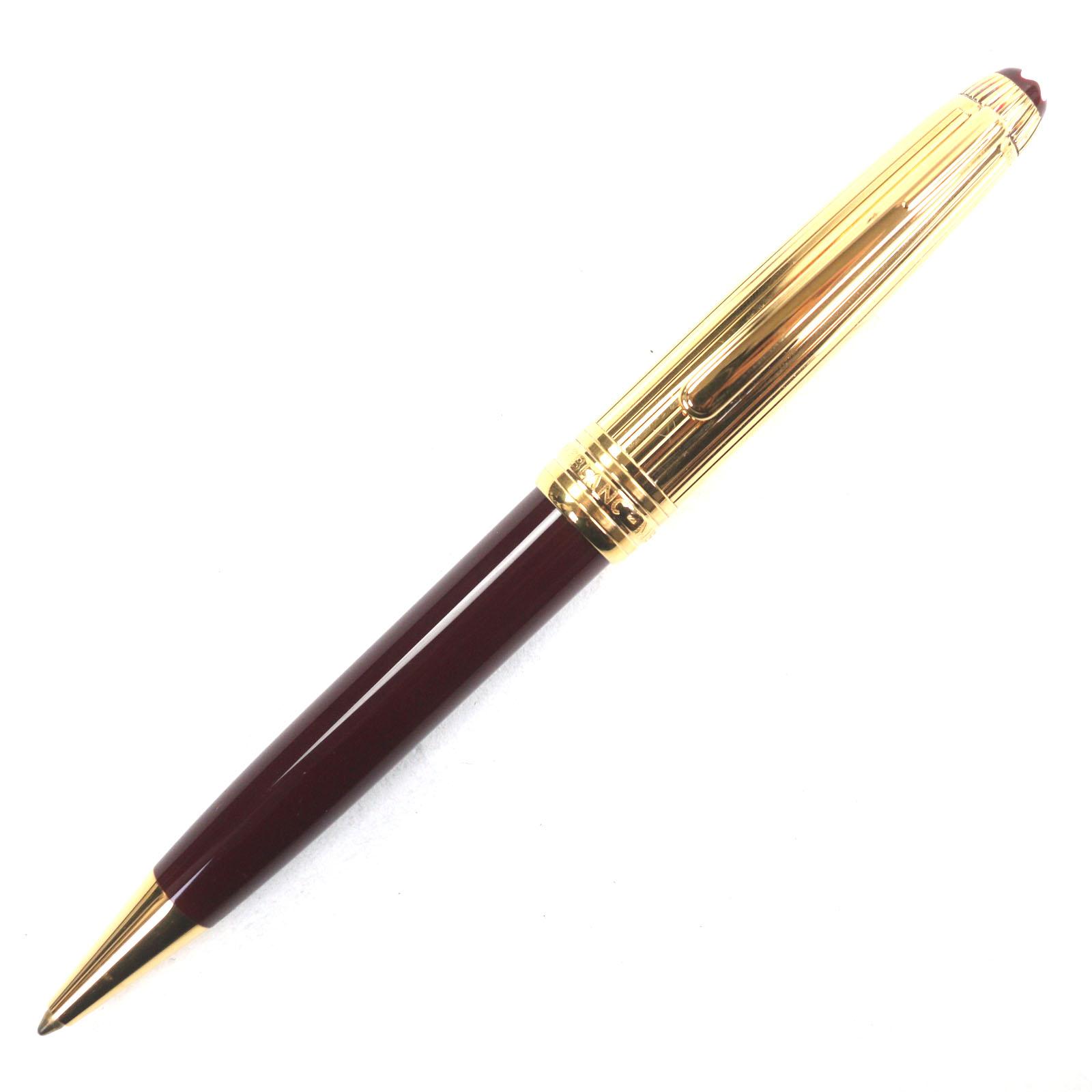 

Great MONTBLANC Ballpoint pen Meisterstück Classic Solitaire Due Vermeil 925 Used