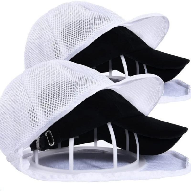 Durable Mesh Cap Laundry Bag With Anti Deformation Design And Smooth Zipper For Washing Machine Cleaning Baseball Caps