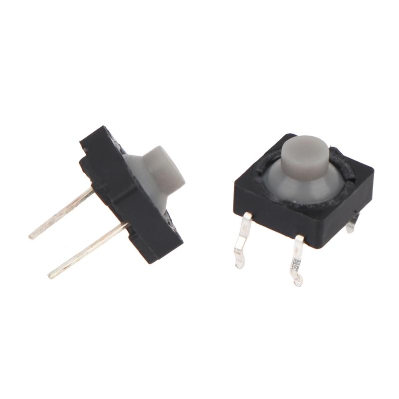 20Pcs 8X8X5Mm Silent Tactile Push Button Switch 2Pin 4Pin Copper Contact For Diy Electronic Circuit Control Parts